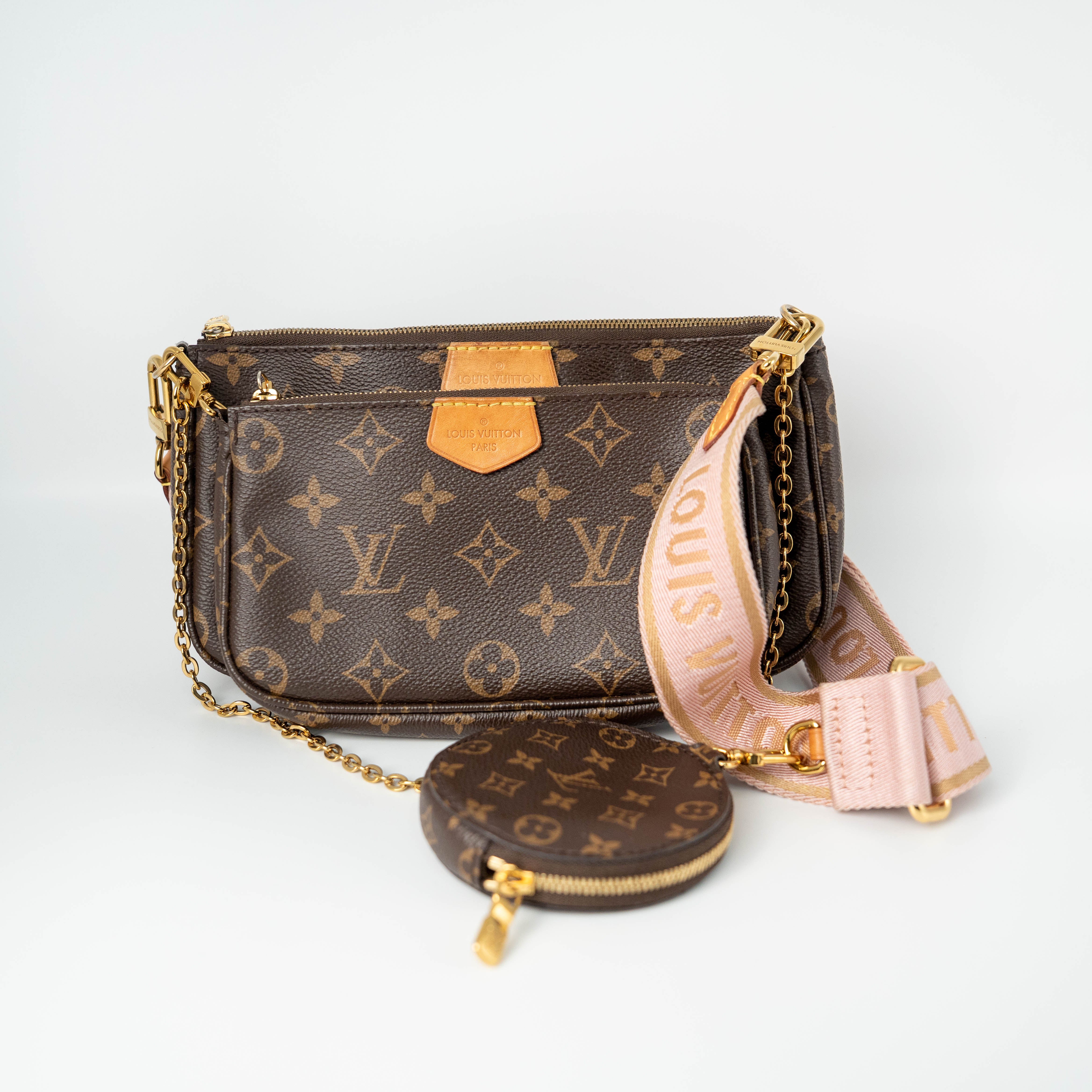 Louis Vuitton — Louis Vuitton Multi Pochette Pink Strap · Maison